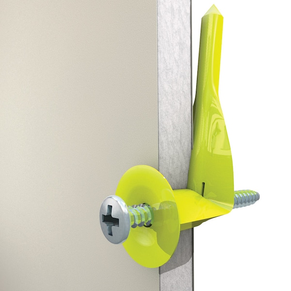 Wallclaw Anchors .25 in. D X 2 in. L Plastic/Steel Pan Head Wallboard Anchors 4 pk PCK-WC4-YS - main